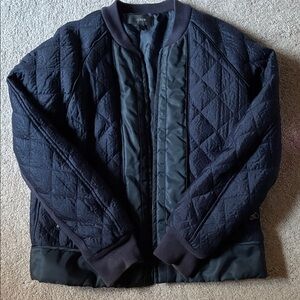 Blue J.Crew bomber jacket